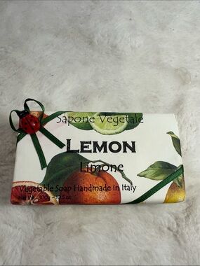 Handmade in Italy lemon sapone Vegetable soap
